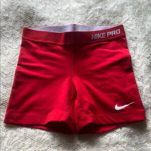 Nike Pro Red Shorts